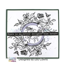 TEXT(ures) Clear Stamp Set 6x8" - Beneath the Brambles / Floral Borders and Corners